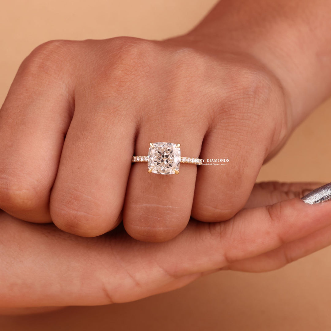 Cushion whimsical engagement ring, Cushion glamorous engagement ring, Cushion sophisticated engagement ring, Cushion trendy engagement ring, Cushion fashionable engagement ring, Cushion versatile engagement ring, Cushion ethical 