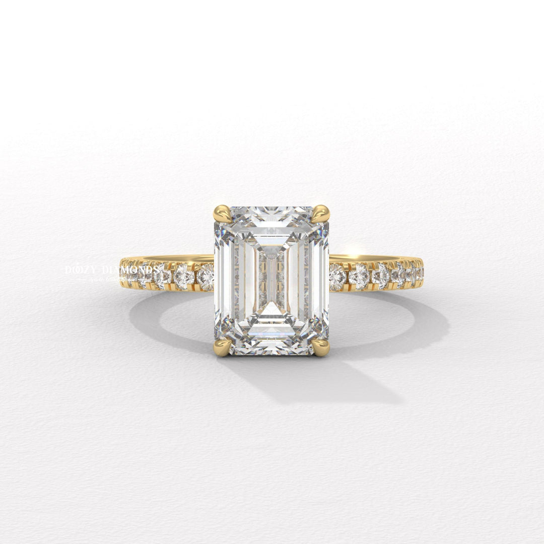 Buy hidden halo ring online
Custom hidden halo ring
Unique bridal style ring