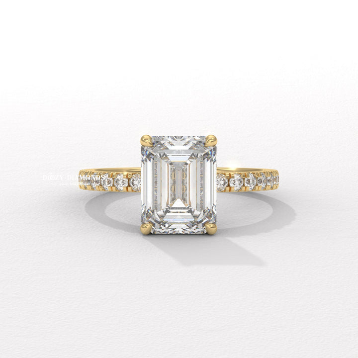 Buy hidden halo ring online
Custom hidden halo ring
Unique bridal style ring