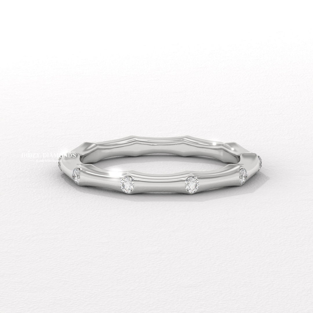 Half eternity diamond band
Full eternity lab diamond
Dainty bridal jewelry
Skinny diamond ring