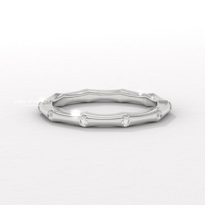 Half eternity diamond band
Full eternity lab diamond
Dainty bridal jewelry
Skinny diamond ring