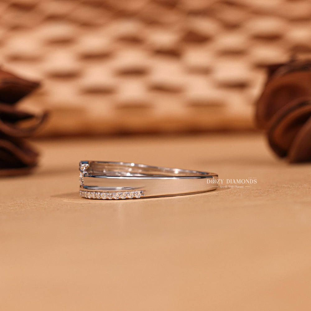 Captivating diamond wedding band, Fascinating diamond wedding band, Dreamy diamond wedding band