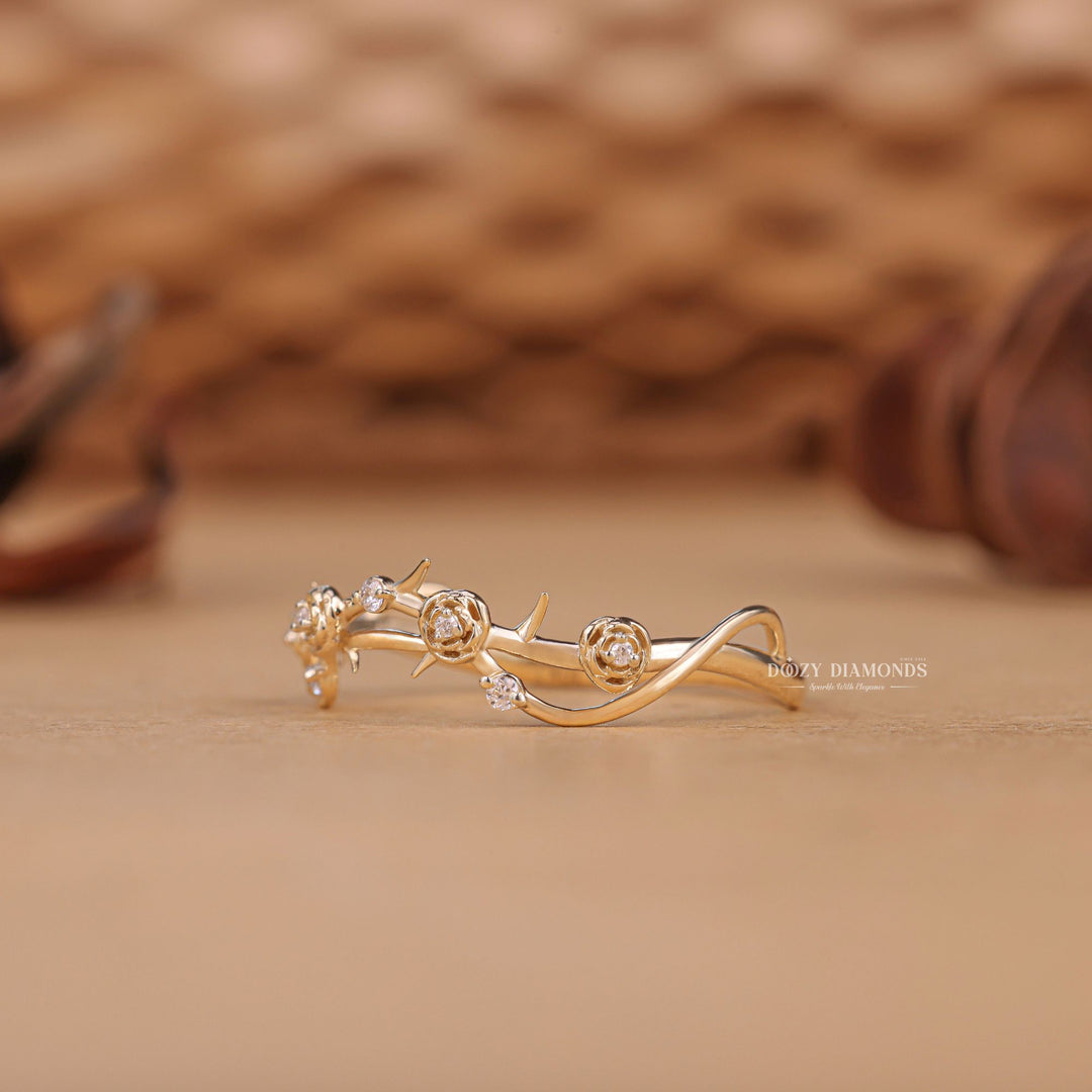 Diamond wedding band with gemstones, Diamond wedding band with birthstones, Stackable diamond wedding band, Timeless diamond wedding band, Elegant diamond wedding band, 