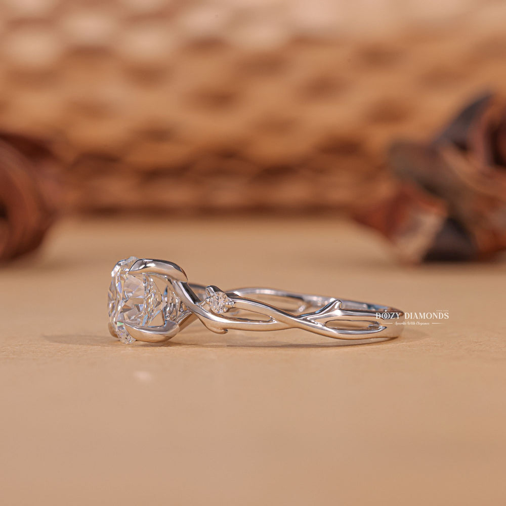 Lab-grown diamond ring in 14K gold, Lab-grown solitaire ring for wedding, Certified lab-grown diamond ring for sale, Eco-friendly lab-grown diamond ring, Designer lab-grown diamond ring purchase, 