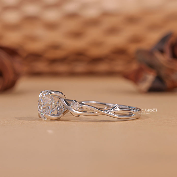 Lab-grown diamond ring in 14K gold, Lab-grown solitaire ring for wedding, Certified lab-grown diamond ring for sale, Eco-friendly lab-grown diamond ring, Designer lab-grown diamond ring purchase, 