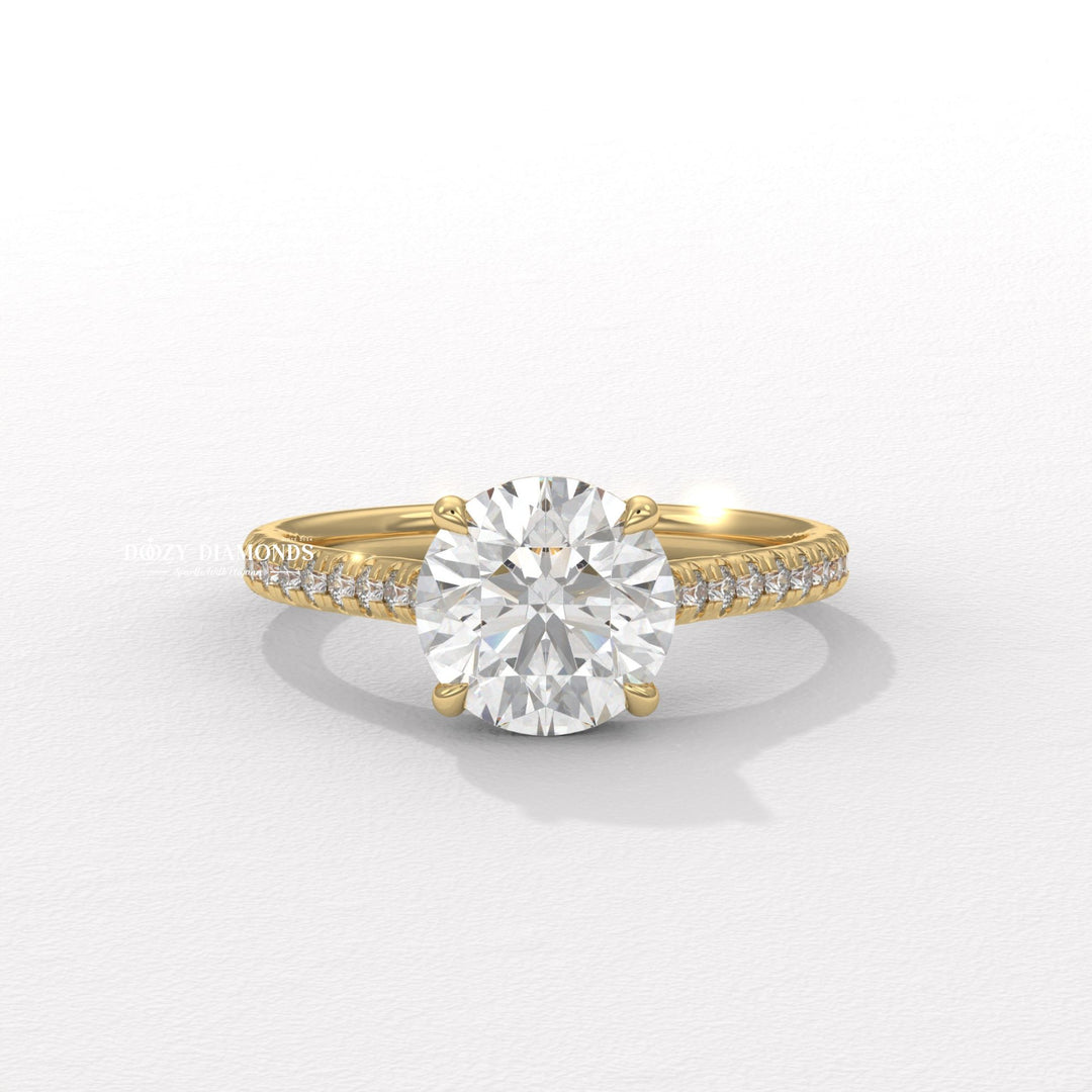 IGI Certified Round Lab Diamond Ring
Lab Created Diamond Pave Ring IGI
Round Lab Grown Diamond Ring Certified
IGI Certified Pave Engagement Ring