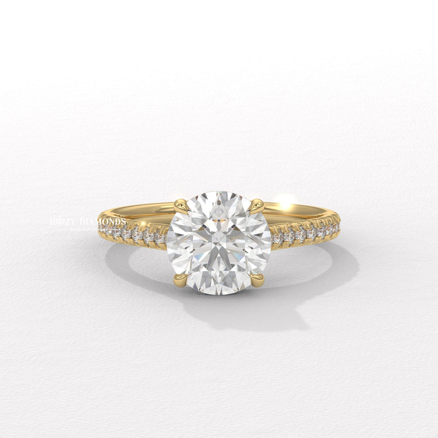 IGI Certified Round Lab Diamond Ring
Lab Created Diamond Pave Ring IGI
Round Lab Grown Diamond Ring Certified
IGI Certified Pave Engagement Ring