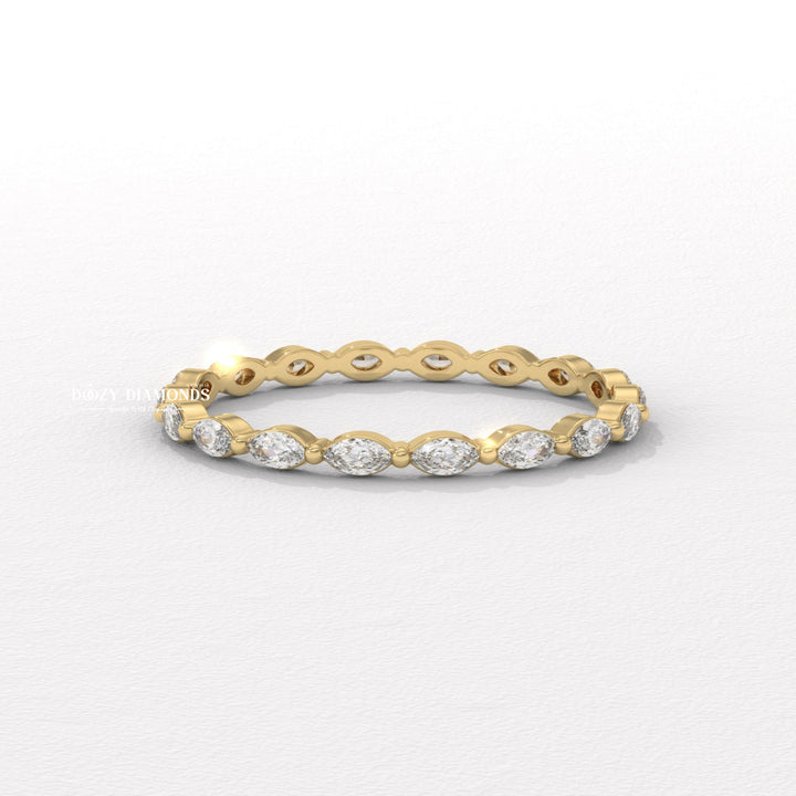 Marquise Lab Grown Diamond Band In Full Eternity