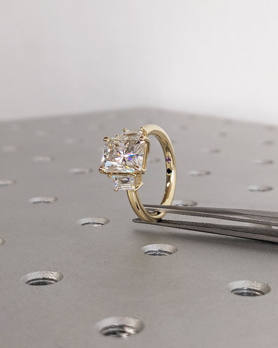 radiant cut wedding jewelry,