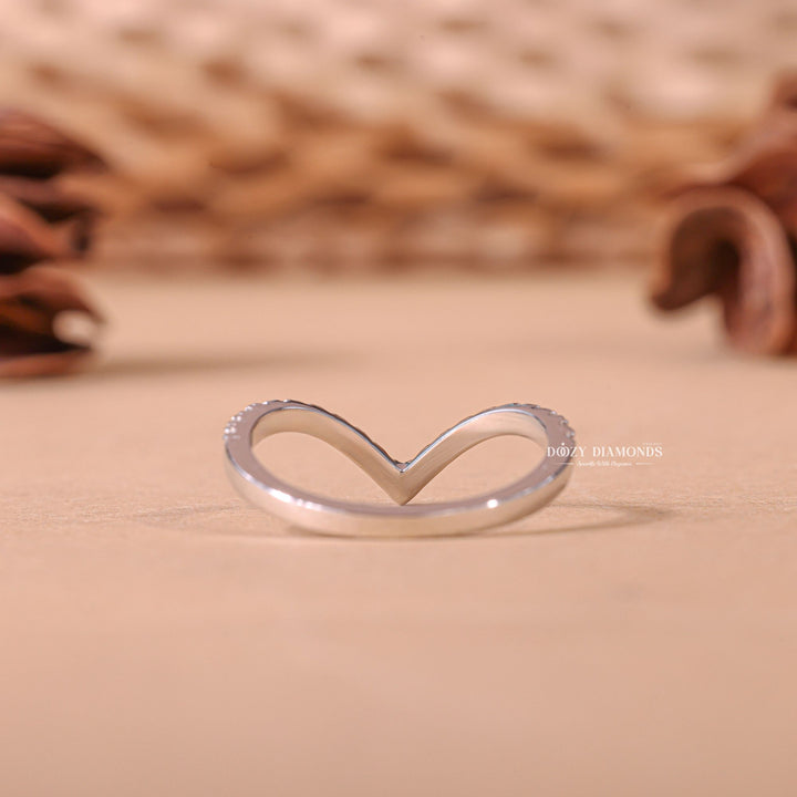 Two-tone diamond wedding band, Certified diamond wedding band, Handcrafted diamond wedding band, Artisan diamond wedding band, Designer diamond wedding band, 