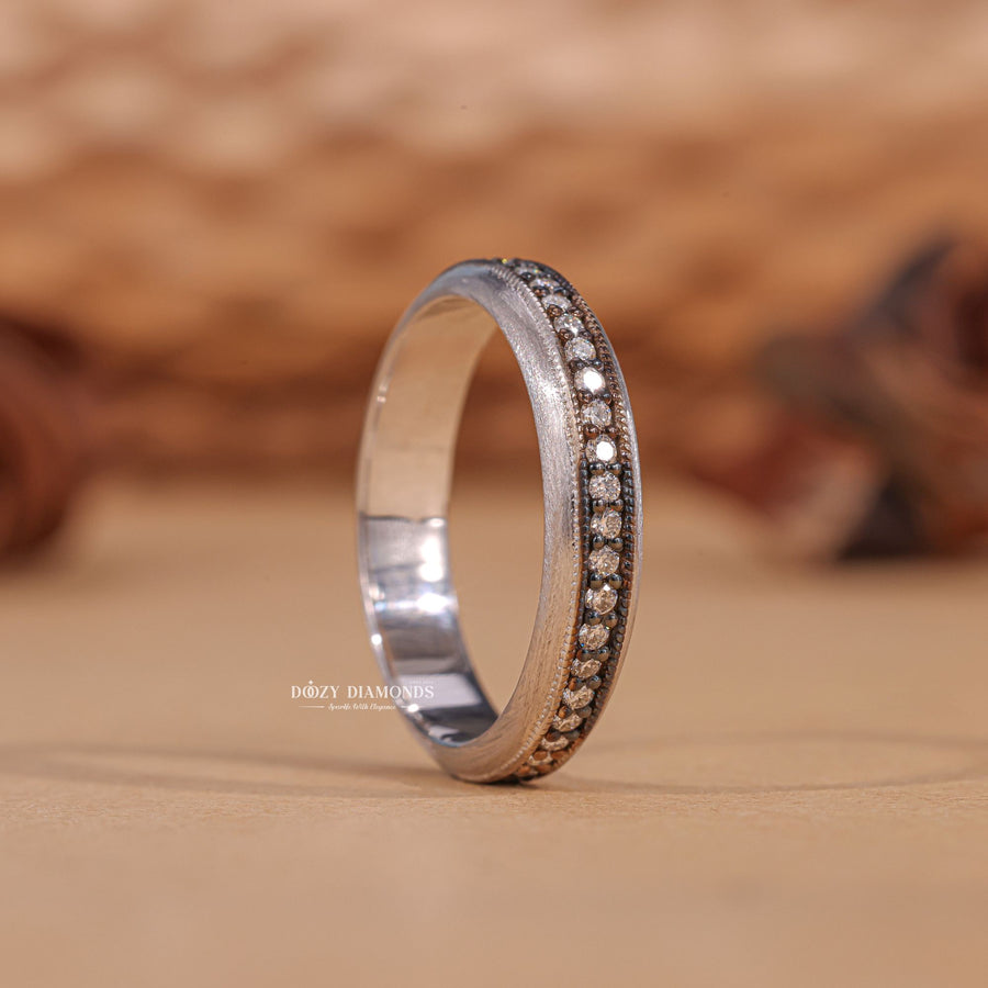 Enchanting diamond wedding band, Alluring diamond wedding band, Captivating diamond wedding band, 