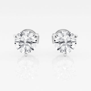 3ct Round FG-VS2 Lab-Grown Diamond Stud Earrings For Women