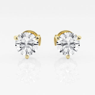 3ct Round FG-VS2 Lab-Grown Diamond Stud Earrings For Women