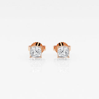 Cushion FG-VS2 Lab-Grown Diamond Stud Earrings