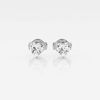 Heart Cut FG-VS2 Lab-Grown Diamond Stud Earrings