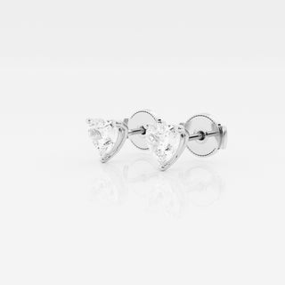 Heart Cut FG-VS2 Lab-Grown Diamond Stud Earrings