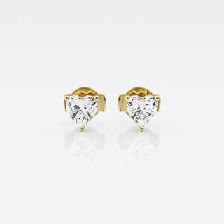 Heart Cut FG-VS2 Lab-Grown Diamond Stud Earrings