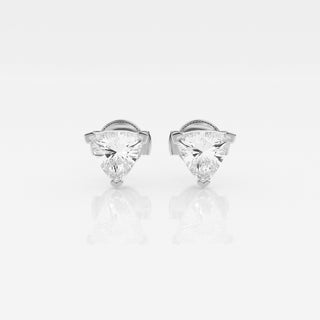 Trillion Cut FG-VS2 Lab-Grown Diamond Stud Earrings