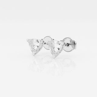 Trillion Cut FG-VS2 Lab-Grown Diamond Stud Earrings