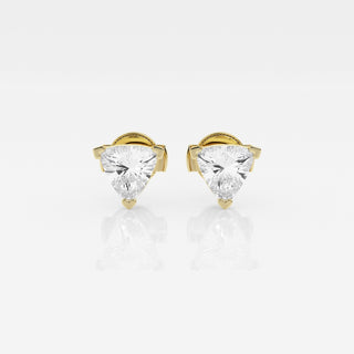 Trillion Cut FG-VS2 Lab-Grown Diamond Stud Earrings