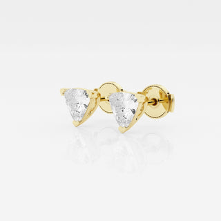 Trillion Cut FG-VS2 Lab-Grown Diamond Stud Earrings