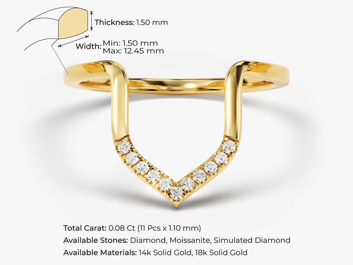 Round Lab Grown Arch Diamond Engagement Ring For Women