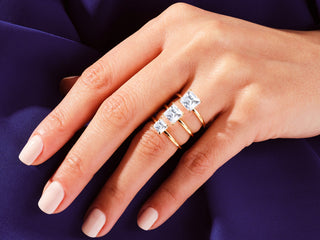 2.0CT Princess Cut Solitaire Lab Grown Diamond Engagement Ring For Her