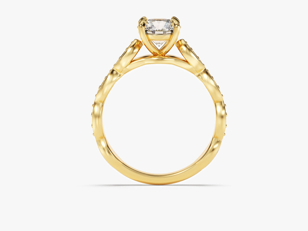 1.0CT Round Cut Vintage Lab Grown Diamond Engagement Ring For Her