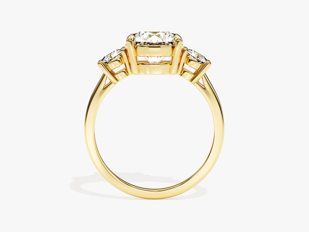 2.50CT Round Lab Grown Diamond 3 Stone Engagement Ring For Her