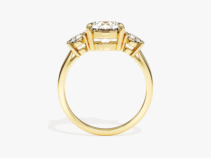2.50CT Round Lab Grown Diamond 3 Stone Engagement Ring For Her