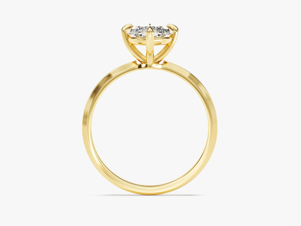 2.0CT Marquise Knife Edge Lab Grown Diamond Engagement Ring For Women