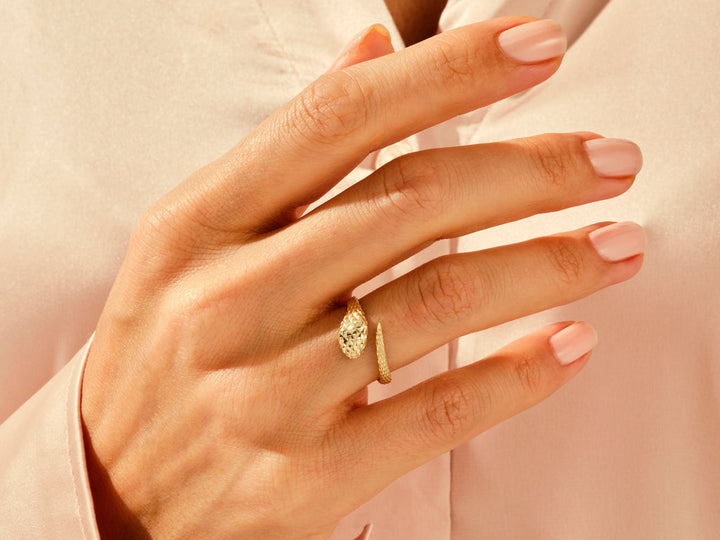 Bold Snake Ring For Women