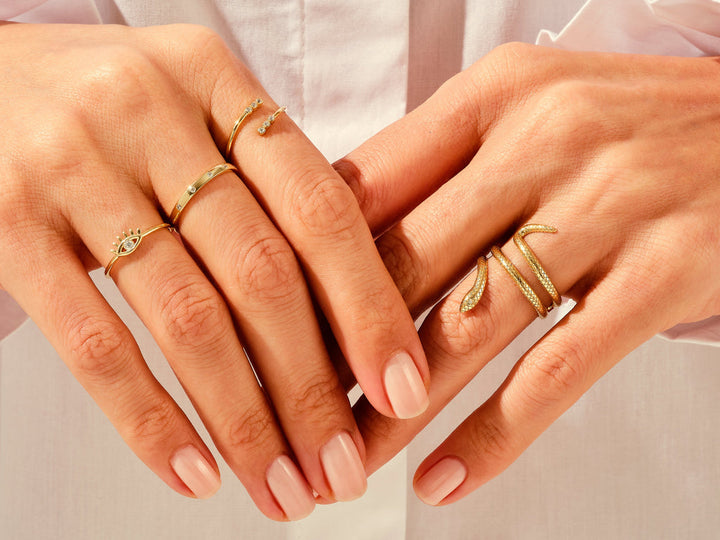 Snake Diamond Ring For Women