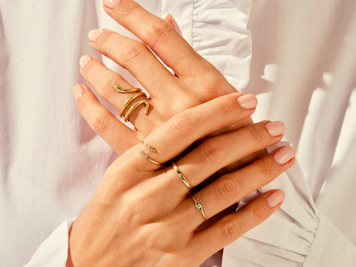 Snake Diamond Ring For Women