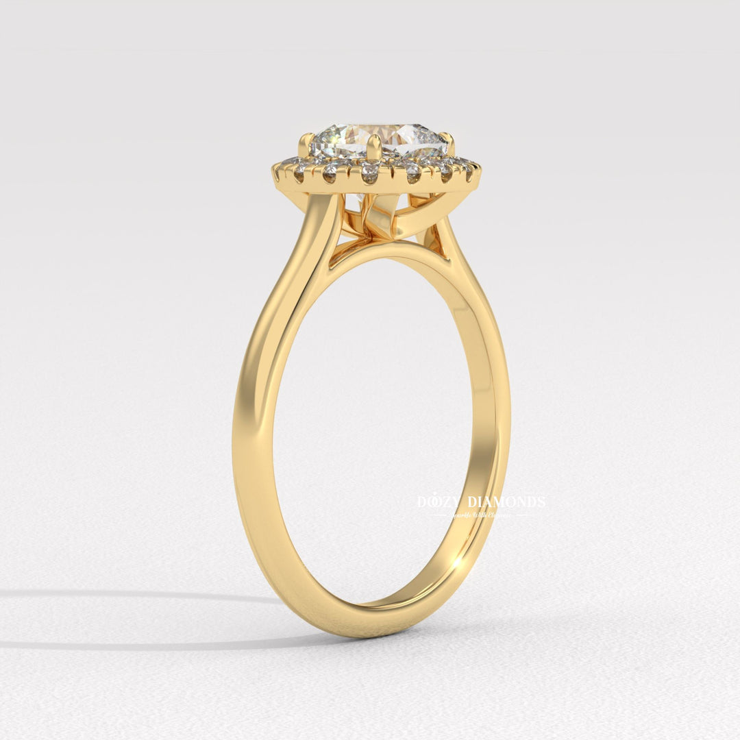 women's diamond ring, cushion cut bridal ring, fine jewelry ring, elegant diamond ring, proposal ring for her, wedding ring for women, luxury bridal ring, sparkling diamond ring, lab diamond jewelry