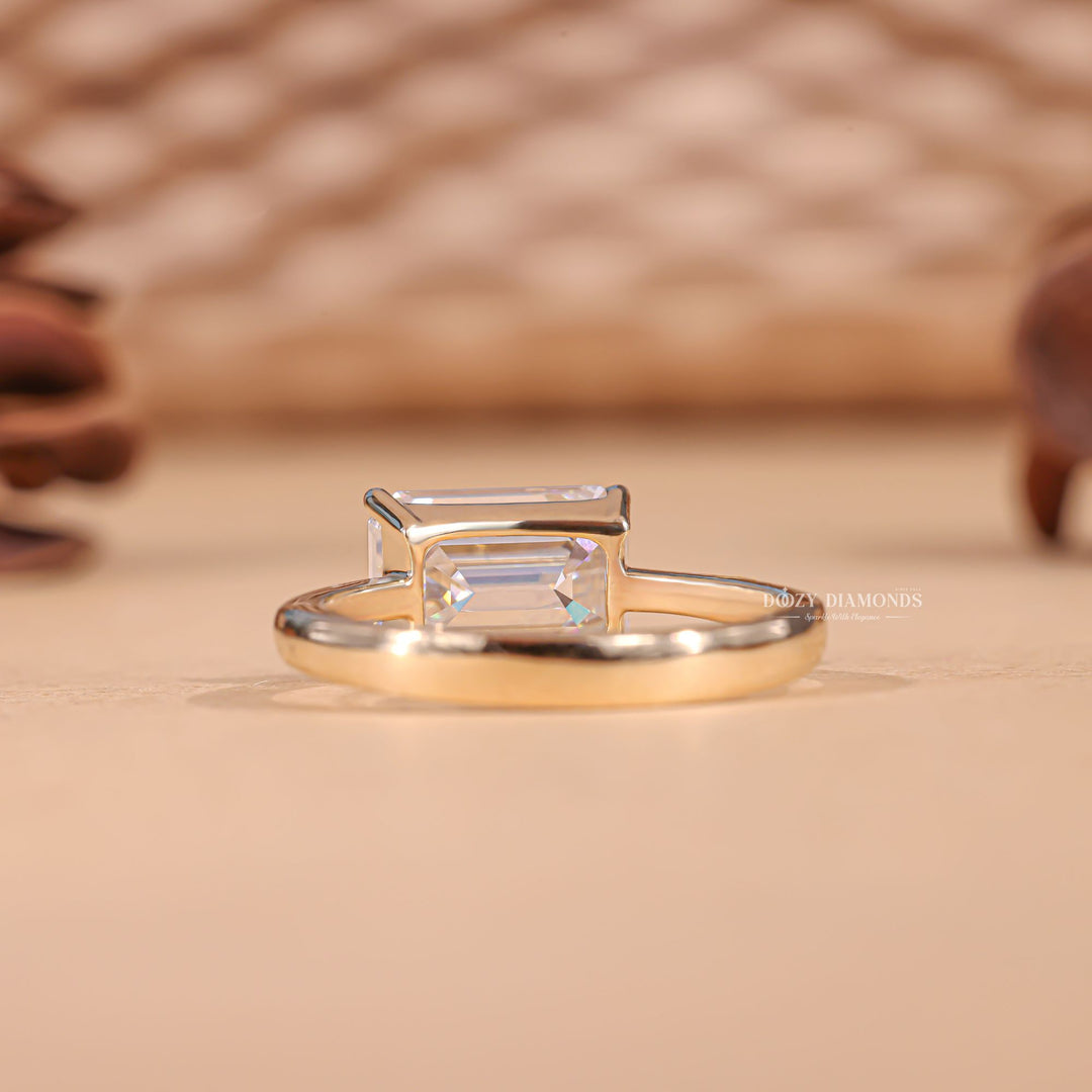 Custom East-West engagement rings, East-West diamond ring near me, East-West rings with financing, 