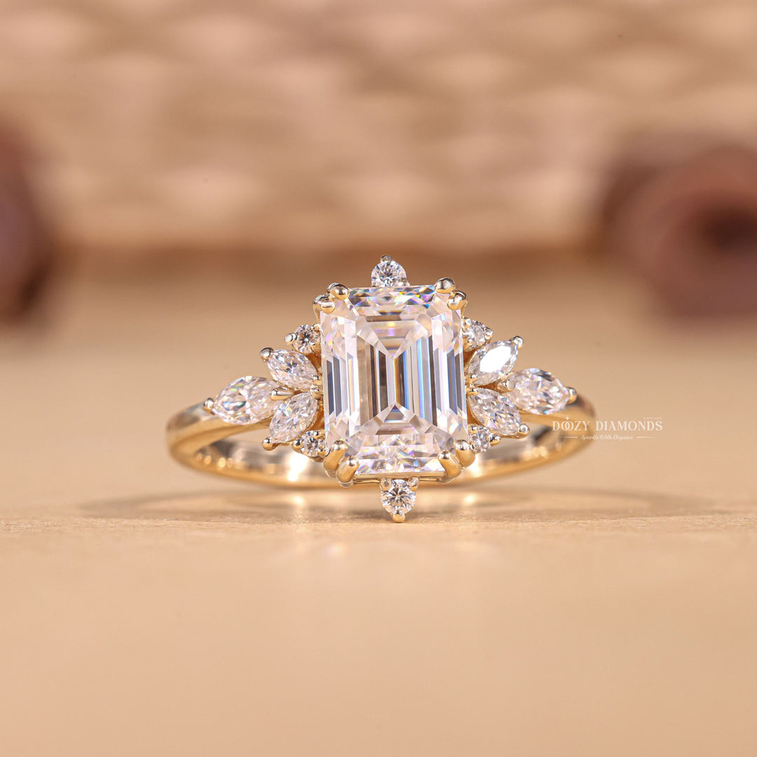 Emerald affordable luxury engagement ring, Emerald budget engagement ring, Emerald expensive engagement ring, Emerald high-quality engagement ring, Emerald best engagement ring, 