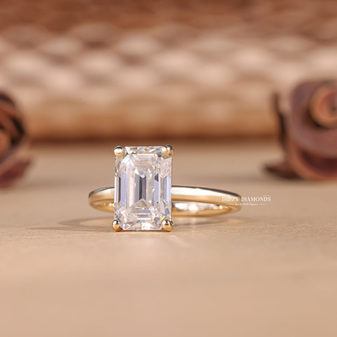  Emerald certified diamond engagement ring, Emerald vintage diamond engagement ring, Emerald antique diamond engagement ring, Emerald modern diamond engagement ring, 