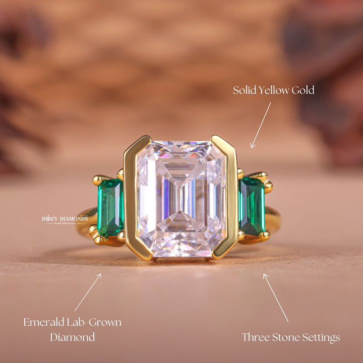 Emerald budget engagement ring, Emerald expensive engagement ring, Emerald high-quality engagement ring, Emerald best engagement ring, Emerald top-rated engagement ring