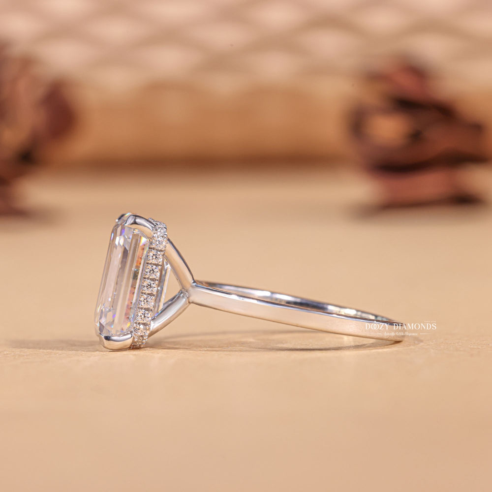 Emerald affordable diamond engagement ring, Emerald luxury diamond engagement ring, Emerald discount diamond engagement ring, Emerald designer diamond engagement ring,
