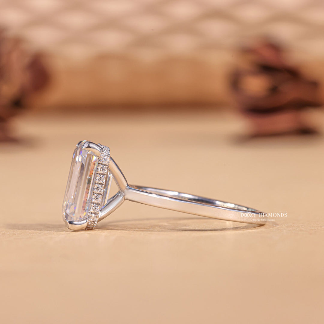 Emerald affordable diamond engagement ring, Emerald luxury diamond engagement ring, Emerald discount diamond engagement ring, Emerald designer diamond engagement ring,