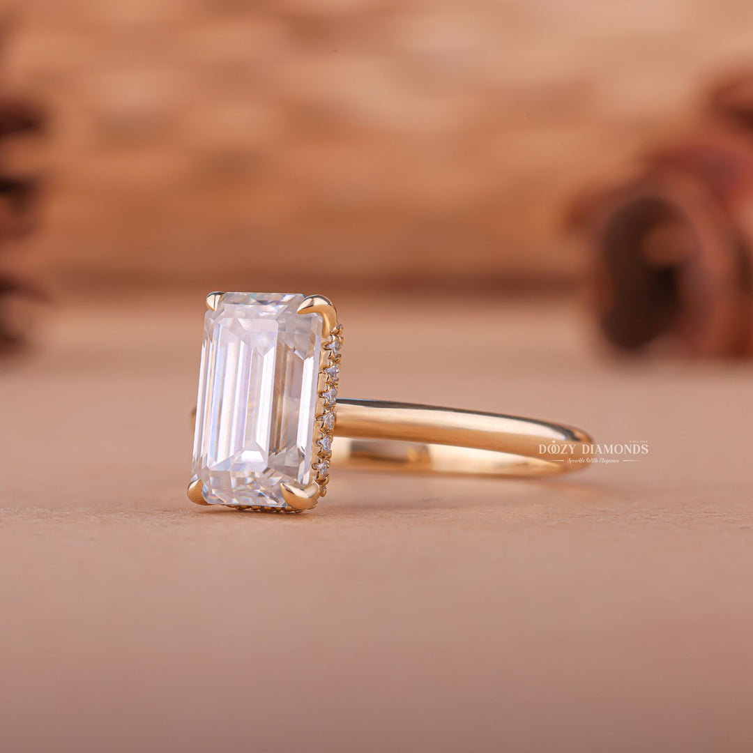 Emerald certified engagement ring, Emerald affordable luxury engagement ring, Emerald budget engagement ring, Emerald expensive engagement ring, Emerald high-quality engagement ring, 