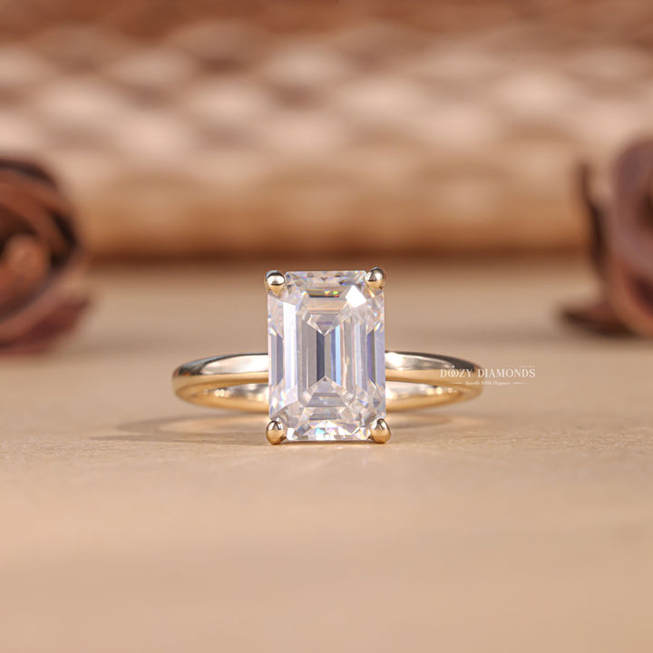 Emerald conflict-free engagement ring, Emerald lab-grown engagement ring, Emerald natural engagement ring, Emerald certified engagement ring, 
