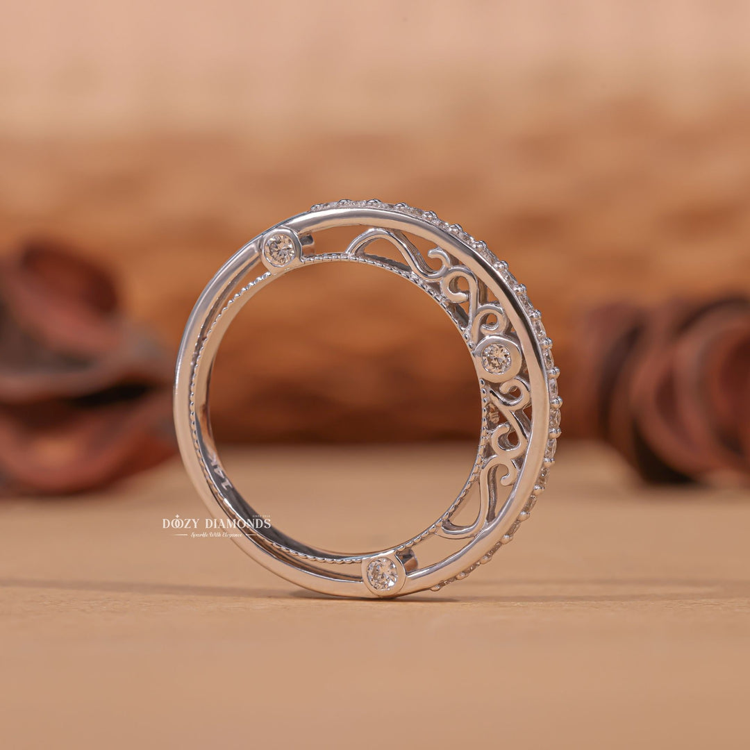 Round diamond wedding band, Baguette diamond wedding band, Marquise diamond wedding band, Emerald cut diamond wedding band, Pave diamond wedding band,