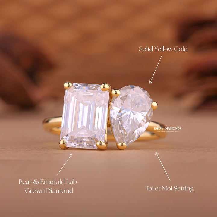 Emerald personalized engagement ring, Emerald exclusive engagement ring, Emerald engraved engagement ring, Emerald halo diamond engagement ring, Emerald solitaire diamond engagement ring, 