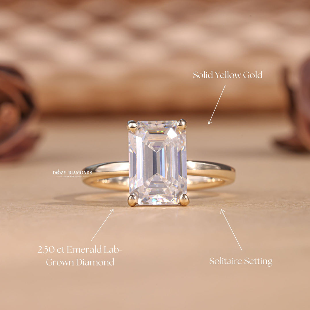 Emerald very good cut diamond engagement ring, Emerald fair cut diamond engagement ring, Emerald good cut diamond engagement ring, Emerald poor cut diamond engagement ring, Emerald cheap diamond engagement ring, 