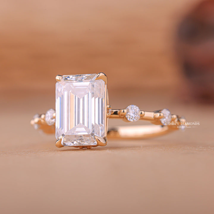Emerald cushion cut diamond engagement ring, Emerald halo princess cut diamond engagement ring, Emerald halo cushion cut diamond engagement ring,