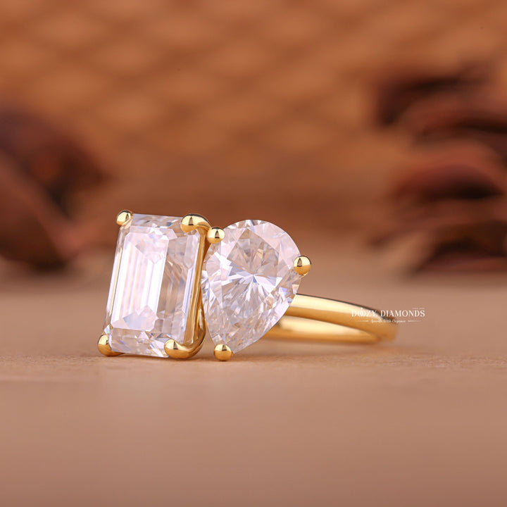  Emerald online engagement ring, Emerald handmade engagement ring, Emerald customized engagement ring, Emerald made-to-order engagement ring,