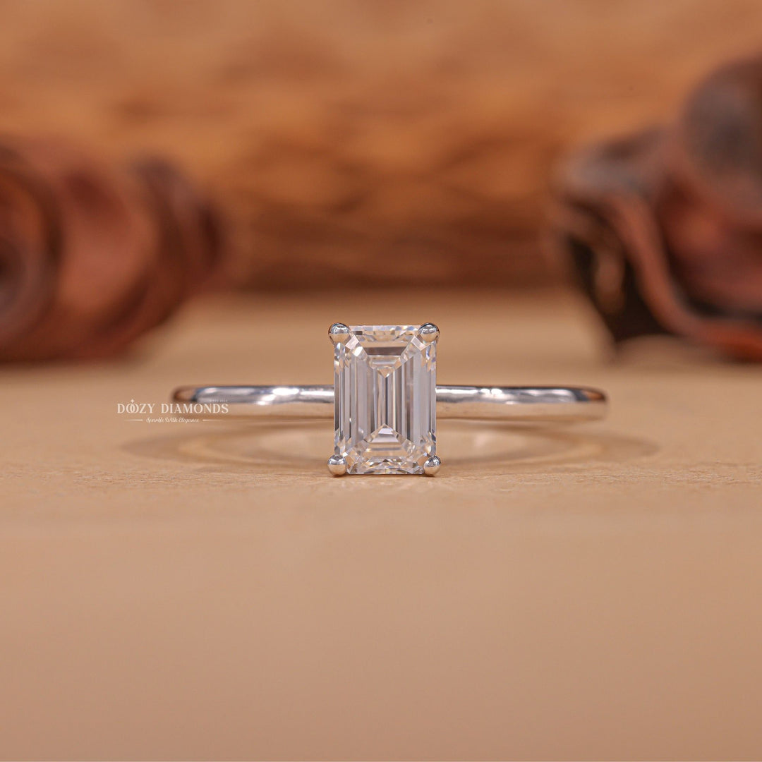  Emerald side stone engagement ring, Emerald cathedral engagement ring, Emerald bezel engagement ring, Emerald tension set engagement ring, Emerald split shank engagement ring, 
