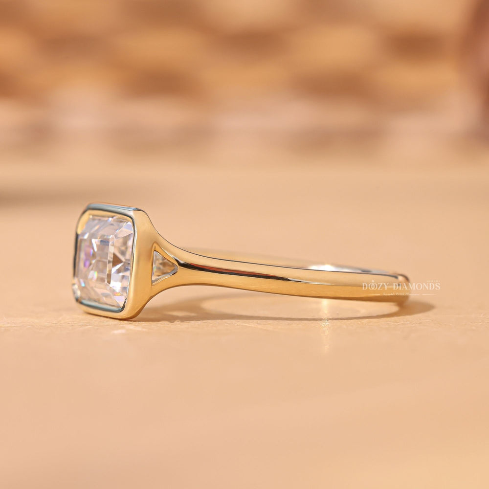 Emerald three-stone engagement ring, Emerald side stone engagement ring, Emerald cathedral engagement ring, Emerald bezel engagement ring, Emerald tension set engagement ring, Emerald split shank engagement ring, 